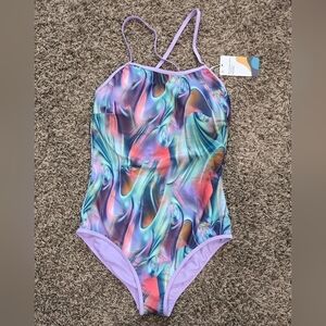 UNIQUEBELLA One Piece Swimsuits for Women Modest Tummy Control Swimwear SIZE M